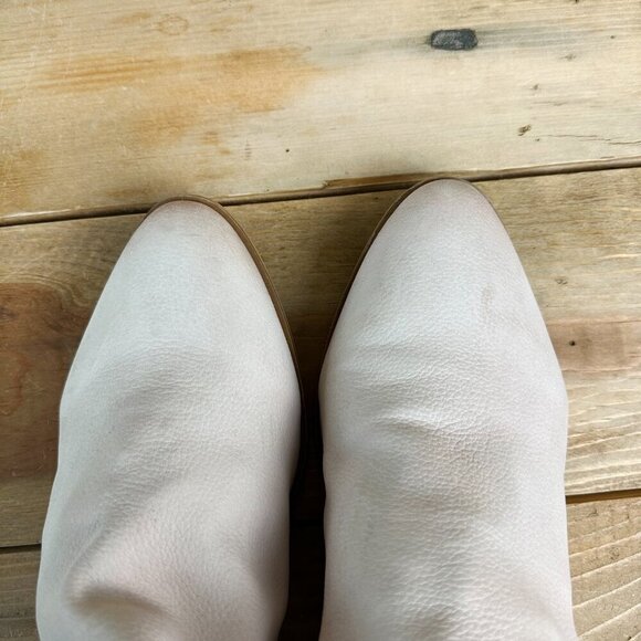 Aldo Gweria Ankle Leather Pale Pink Pull On Boots Women's 8.5 Pastel Soft - Picture 6 of 8